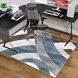 Teppich-, Bürostuhl-Matten, Computer-Bodenmatte, Verschleißschutz, Bodenschoner für Teppiche und harte Bodenoberflächen, große rutschfeste Gummi-Rückseite, Gaming-Stuhlmatte für Gamer,