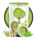 Matcha Pulver Tee Bio - Original Japanischer Matcha in Premium Qualität (100g)