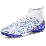 sudorun Fußballschuhe Kinder Kunstrasen Fussballschuhe Hallenschuhe Für Jungen Mädchen TF Turf Trainingsschuhe (Dw,1126T TF Bai_36)