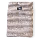 4L Textil ZOE Hundekissen Waschbar Mit Bezug Und Reißverschluss für Große Hunde - Hundematte Liegekissen Waschbares Hundebett (Ersatzbezug 100x80 cm, Latte Stripes)