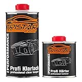 TRISTARcolor 0,75 Liter 2K Klarlack Autolack hochglänzend HS incl. Härter