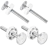 Baby Safety Gate 1st Türschutzgitter 4 Stück M10 Druckschrauben für Kindergitter oder Haustier Treppengitter Spannschrauben Treppenschutzgitter Verlängerung Gewindespindelstangen Schrauben Kit
