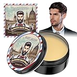 STRONG HAIR WAX, Pomade Herren, Pomade Wasserbasiert, Pomade Wasserbasiert Starker Halt, Pomade Herren Weich, Natürliche Wachsformel, Wasserfest und Pflegend, Haar- und Bartstyling(60g)