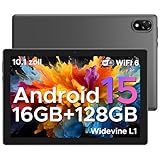DOOGEE U10 Android 15 Tablet 10 Zoll 16GB RAM+128GB ROM (2TB TF) 5060mAh Kinder Tablet Android WiFi 6, WidevineL1, 8+5MP Dual Kamera, GMS, BT5.0, Type C Tablets PC [2025]