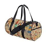 WowPrint Sporttasche / Turnbeutel, wasserdicht, Handtasche, Yoga, Wochenende, Reisetasche, Reisetasche, für Erwachsene, Herren, Damen, Unisex, mehrfarbig, Einheitsgröße