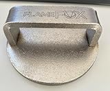 FLAME FOX - Hochwertige 2in1 Burgerpresse & Fleischbeschwerer für professionelles Braten I Idealer Burger Smasher für leckere hausgemachte Patties I Langlebige Patty Presse aus rostfreiem Stahl