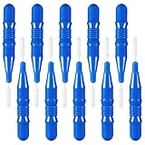 Veemoon Bule Interdentalbürsten 50 Stück Zahnstocher Zahnseide Sticks Tipis Bürsten Mundreinigungswerkzeug Mundpflege Interdentalbürstenkopf 2 5 Mm