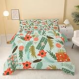 Bettdecke 135x200 4 Jahreszeiten,Stechpalmenblätter Vierjahreszeiten Steppdecke Ganzjahresdecke - Weihnachtsmuster Bettdecke Ohne Bezug Waschbar mit 2 Kissenbezug Weihnachtsdekoration - DF301