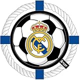 CERDÁ LIFE'S LITTLE MOMENTS Frisbee für Hunde mit Seil Real Madrid, offizielles interaktives Spielzeug, Exklusives Club-Design, ideal für Training, Beißen und Spielen, robust