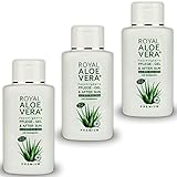 Royal Aloe Vera Premium Pflege Gel After Sun/Aftershave mit 92% Bio Aloe Vera und Schisandra (3)