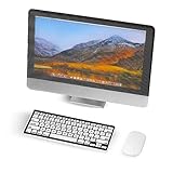 TIESOME 1:12 Puppenhaus Miniatur Desktop Computer-Set, LCD Bildschirm Computer Puppenhaus Computer dreiteiliges Set exquisit und realistisch geeignet für Weihnachts und Neujahrsgeschenke