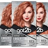 Got2B Edelmetall M97 Coral Metallic Blond Stufe 3, 3er Pack (3x 143 ml)
