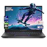Alienware M16 R2 Gaming Laptop, Intel Core Ultra 9-185H, 32 GB DDR5 RAM, 2 TB PCIe SSD, 16' QHD+ Display, Nvidia GeForce RTX 4070, English RGB Tastatur, Windows 11 Home, Office 2021, Dark Metallic
