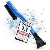 LICARGO Eiskratzer Auto mit Besen XL [41cm] [Made in EU] | Lackschonende Borsten & große Kante | Schneebesen Auto, Eiskratzer Auto mit Besen, Scheibenkratzer Auto Eis Kratzer Auto, Auto Winter Zubehör
