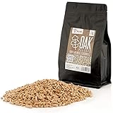 BBQ-Toro Grillpellets Eiche aus 100% Eichenholz | 1 kg | Eichenpellets für Grill, Smoker, Pellet-Pizzaofen und Heizungsanlagen | Grillpellets Smoker, Holzpellets Smoker, Pellets zum Heizen