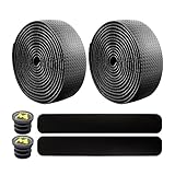 HOTMNTY Lenkerband Rennrad, Cycling Fahrrad Lenkerband, Griffband Rennrad Fahrradlenkerband Klebestreifen Lenkerband, Mountainbike Lenkerband, für Fahrrädern Verwendet, MTB, 3cm x 2m, Schwarz, 1 Set