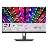 Dell S2421NX 24 Zoll Full HD (1920x1080) Monitor, 75Hz, IPS, 4ms, AMD FreeSync, Ultradünner Rahmen, 2x HDMI, 3 Jahre Garantie, Schwarz