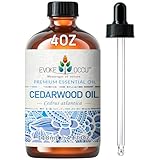EVOKE OCCU Zedernholz ätherisches Öl 118 ml, reines Zedernholzöl für Home Diffusor Haut Massage Kerze Seifenherstellung- 4 FL Oz