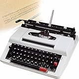 LXWKAI Vintage-Schreibmaschine für den normalen Gebrauch, Retro manuelle-Schreibmaschine, geeignet zum Schreiben von Romanen in den Tiefen des Dschungels, nostalgische Retro-Schreibmaschine