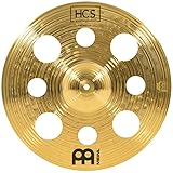 Meinl Cymbals HCS Trash Crash — 16 Zoll (Video) Schlagzeug Becken mit Löchern (40,64cm) Messing, Traditionelles Finish (HCS16TRC)