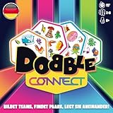 Zygomatic, Dobble Connect, Familienspiel, Kartenspiel, 2-8 Spieler, Ab 8+ Jahren, 15 Minuten, Deutsch