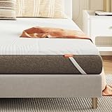 Sweetnight Topper 80x200cm,Matratzen Topper Viscoelastische Matratzenauflage Gelschaum Matratzentopper 80x200,Gel Memory Foam Topper,mit Abnehmbarem und Waschbarem Bezug,5cm Höhe,Weiß,H2