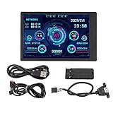 3,5-Zoll-IPS-USB-Mini-Bildschirm, PC-Temperaturanzeige AIDA64 PC-CPU-RAM-Datenmonitor PC-Sensorpanel-Display-Temperaturmonitor, PC-Sensorpanel-Display Computer-Temperaturmonitor
