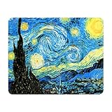 Mauspad, 1 Stück Stoff-Gaming-Mauspad, Rutschfeste Mausmatte, Gaming Mousepad, Klassisches Ölgemäldemuster, Rutschfest und Wasserdicht, für Computer Laptop und PC, mehrfarbig