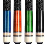 AKLOT Pool Queue, Pool Queues 58' Queue Sticks Pool Cue Erwachsene Kanadischer Ahornholz Queue Stick Pool Cues für Professionelle Billardspieler 18 19 20 21 oz