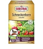 Substral Naturen Schneckenkorn Limex Bio, 500g für 167 m², natürliches, regenfestes Ködergranulat zur Schneckenbekämpfung