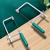 U-förmige Säge mit 8 drehbaren Stahlklingen für detaillierte Arbeiten in der Holzbearbeitung, Schmuckherstellung und -herstellung (kleine Größe)