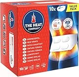 THE HEAT COMPANY Wärmegürtel - 10 Stück Vorteilspack - EXTRA WARM - Preis-Leistungs-Sieger - 12 Std. wohlige Wärme - sofort einsatzbereit - luftaktiviert - rein natürlich - für alle Größen: S-XL