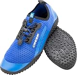 CRESSI Sonar Shoes - Unisex Wasserschuh für Erwachsene aus Mikroperforiertes Gewebe, Blau/Azurblau, 46 EU