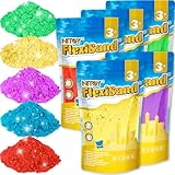 NiToy 5 kg Magic Sand Set 5 Farben für Kinder, Sensorisch Sandspielzeug Zaubersand Geschenk, ideal für kreatives Indoor-Sandspiel, ab 3 Jahren