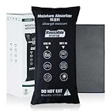 CONOPU Luftentfeuchter Auto, 1KG Entfeuchter Auto Wiederverwendbar, Silica Gel Luftentfeuchter Granulat, mit Anti-Rutsch-Pad, Gegen Feuchtigkeit und Nebel im Auto, Lagerung, Safes, Fenster
