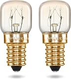 POPPSTAR Backofenlampe E14 40W hitzebeständig bis 300 Grad (2700K warmweiß, 430lm, 45x75mm), 2er-Pack