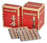 KGV Koreanischer Reiner Roter Ginseng, 60 Tabletten, je 300 mg Ginsengwurzel-Pulver