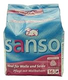 Sanso Wollwaschpulver 16 Waschladungen 900g