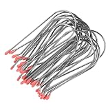 DEARMAMY 20 Stück Teiliges Ersatz Heizwickler Clips U Förmige Metallklemmen für Elektrische Lockenwickler Hitzebeständig Kompatibel mit Meisten Schnelle Fixierung für Vielseitiges