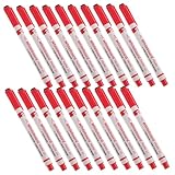 Veemoon 20 Stück Malstifte löschbarer whiteboard-stift Whiteboard-Markierungsstifte Red