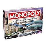 Winning Moves Newcastle & Gateshead Monopoly-Brettspiel, regionales Monopoly-Brettspiel