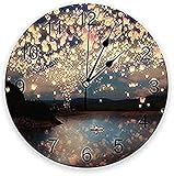 Wanduhr groß Love Wish Laternen Wanduhr Home Schlafzimmer Silent Oclock Wanduhr Digitaluhr Kinderzimmer Wanduhr Uhrwerk