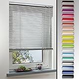 Homelia Alu-Jalousie, Aluminium-Jalousie / 140 x 160 Silber / Wand-und Deckenmontage, Rollo, Jalousie