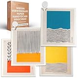 MaisoNovo Schwedische Geschirrtücher – Wiederverwendbare Papiertücher – Schwedische Geschirrtücher Für Die Küche, Abstraktes 4er-Pack – Wiederverwendbare Papiertücher, Waschbare Küchentücher