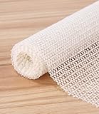 120x200 cm Anti Rutsch Teppichunterlage,Antirutschmatte,PVC Teppichgreifer Antirutschmatte,Antirutschmattes Küche,Mehrzweck Anti Rutsch Matte,für Schubladen Regale Tablett,Weiß