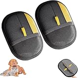 YANINEE 2 Stück Handschuh zur Entfernung Von Tierhaaren, Versatile Double Sided Pet Hair Remover Glove, Tierhaar Tschüss für Katzen & Hunde
