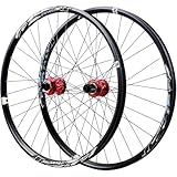 KUNYOS 26/27.5/29 Zoll DH Mountainbike Laufradsatz Steckachse 20X110 15 12 Schnellspanner Scheibenbremse Breit Downhill Laufrad HG MS XD,Rot,29inch MS