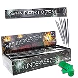 AKTIVHANDEL 300 Startrade Wunderkerzen, Länge 30 cm, Silvester, Geburtstag, Hochzeit, Feuerwerk Kat F1 inkl. Einkaufswagenchip