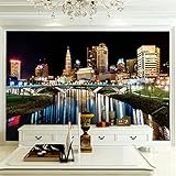 wandmalerei 3d Stadt Tapeten Wandbild wohnzimmer tapete schlafzimmer wanddekoration aufkleber heimdekoration wandkunst 200cm×140cm(Breite x Höhe)