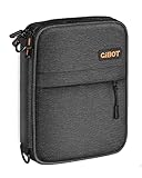 Kabeltasche Travel Kabel Organizer Tasche Elektronikzubehör Tragbar Reise Gadgets Doppelschicht Tragetasche mit Doppelhaken für Powerbank USB Sticks SD Soundkarte Flash-Disk